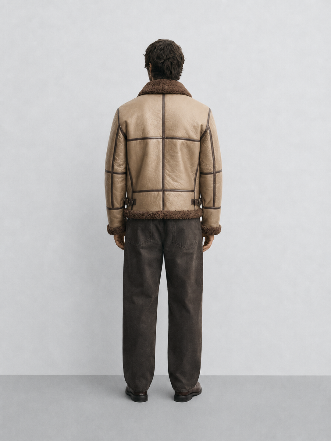 Men's B-3 Genuine Shearling Aviator Jacket | Leather Bomber