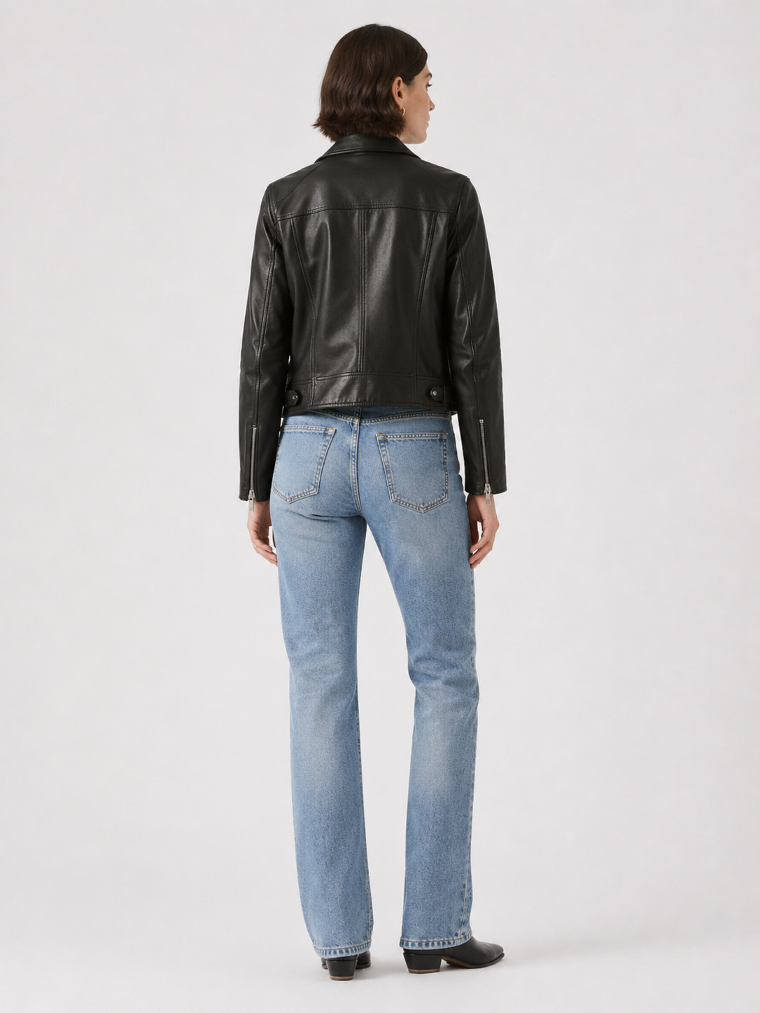 Women's Stella Classic Asymmetric Leather Moto Jacket