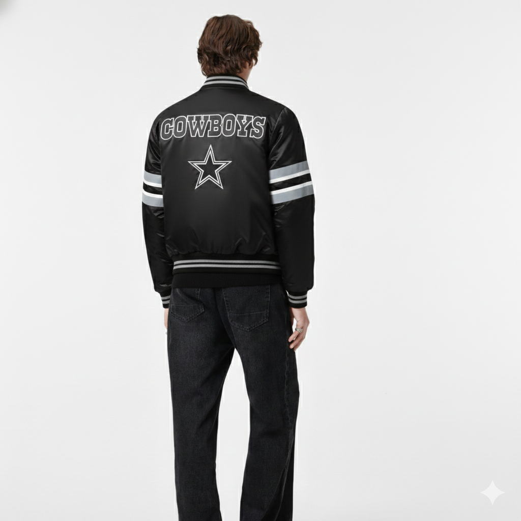 Men's Dallas Football Fans Varsity Bomber Jacket