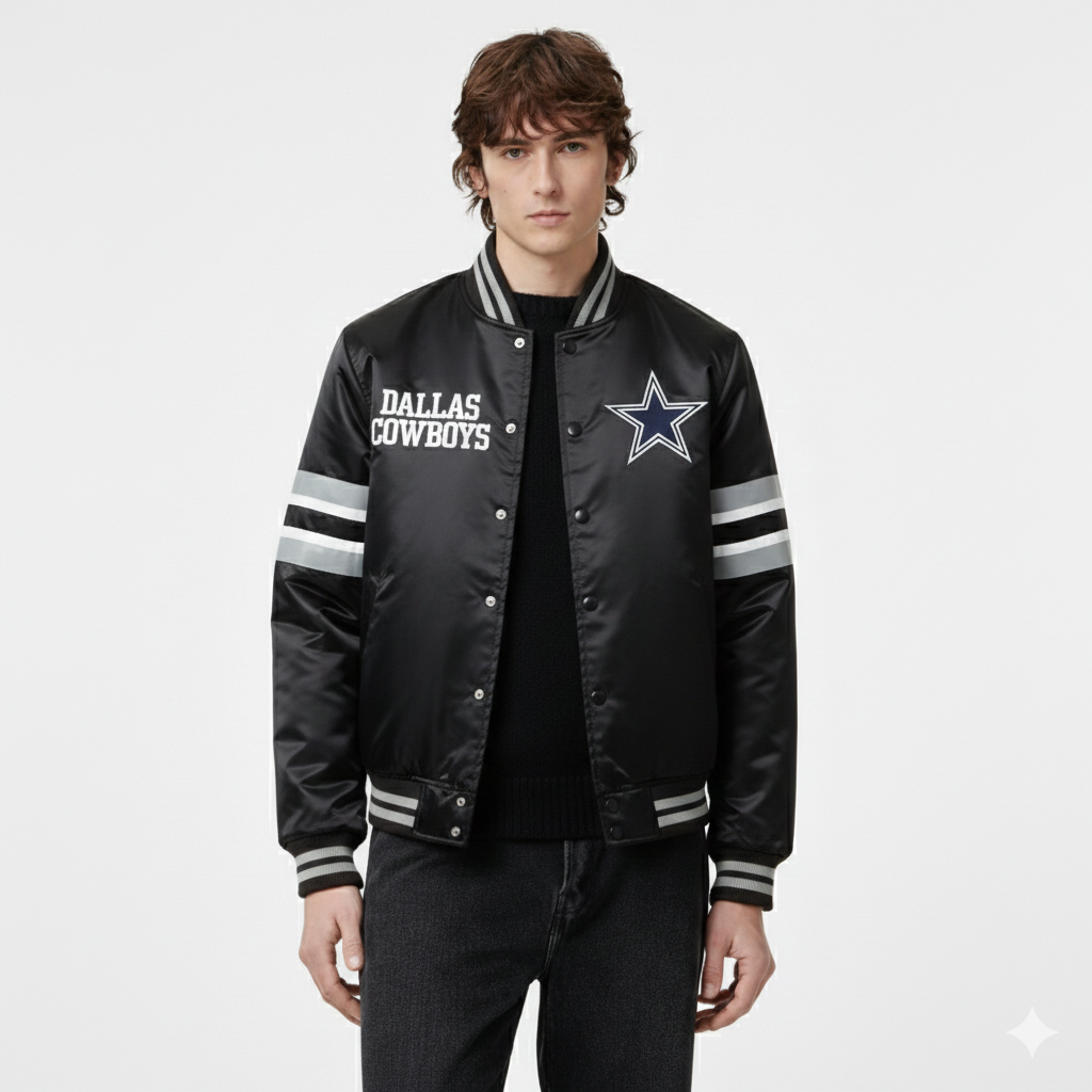 Men's Dallas Football Fans Varsity Bomber Jacket