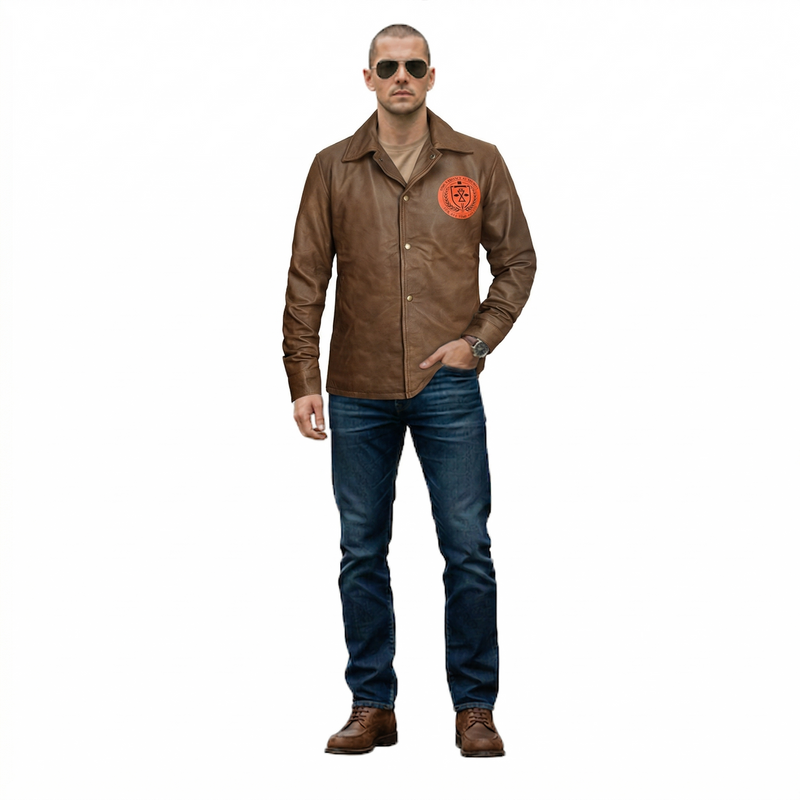 Men's TVA Loki Variant Cinematic Brown Leather Coat