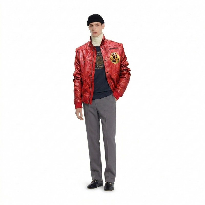 Blouson en cuir Cobra Kai Cosplay - Viper