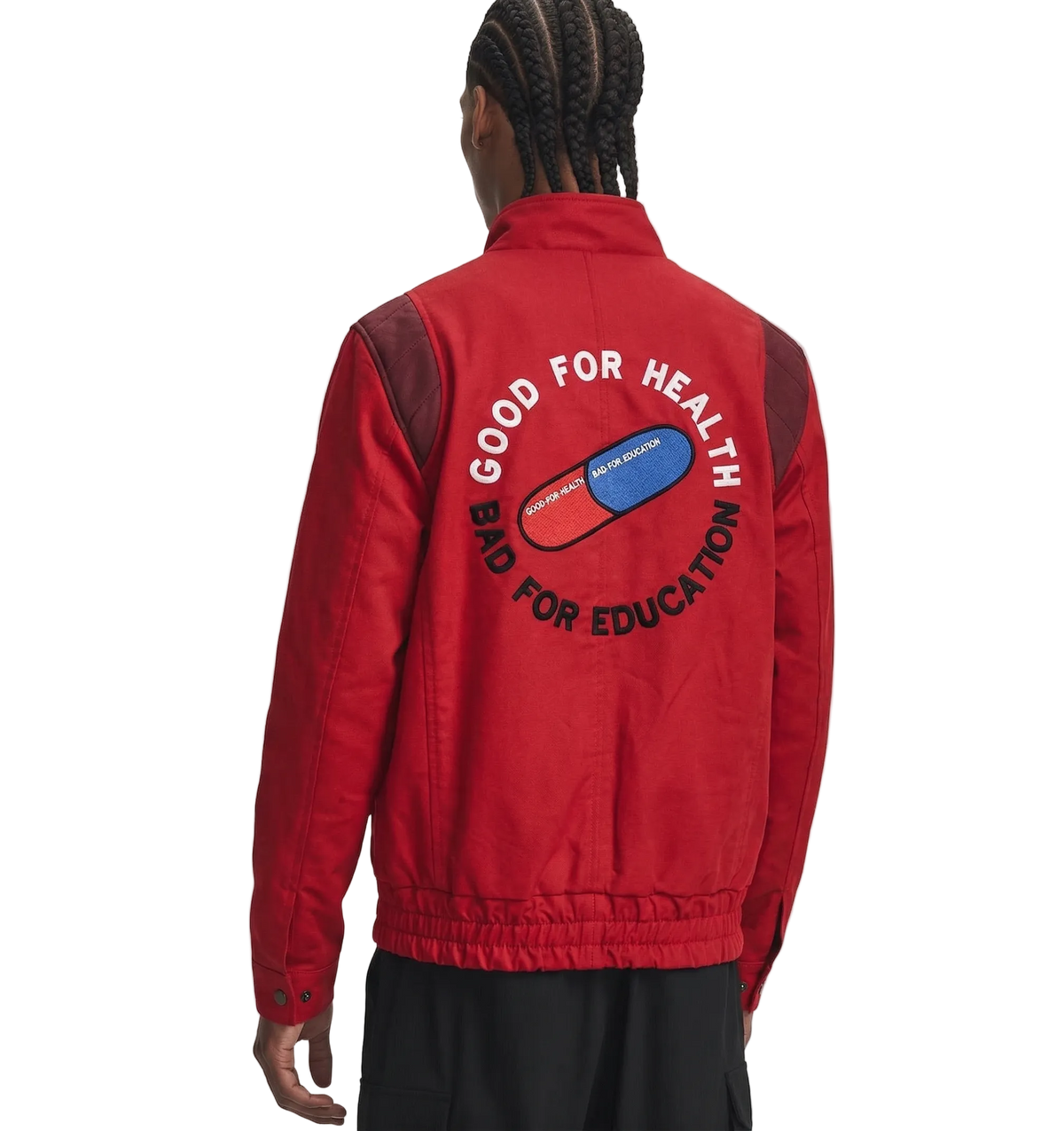 Akira Capsule Black Cotton Sci-Fi Jacket | Kaneda Style