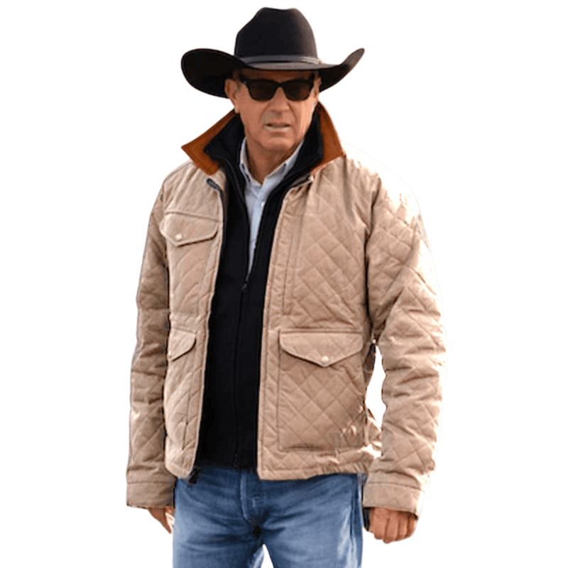 Kevin Costner's Season 4 Yellowstone Jacket - High-Quality Cotton - Bull Armour