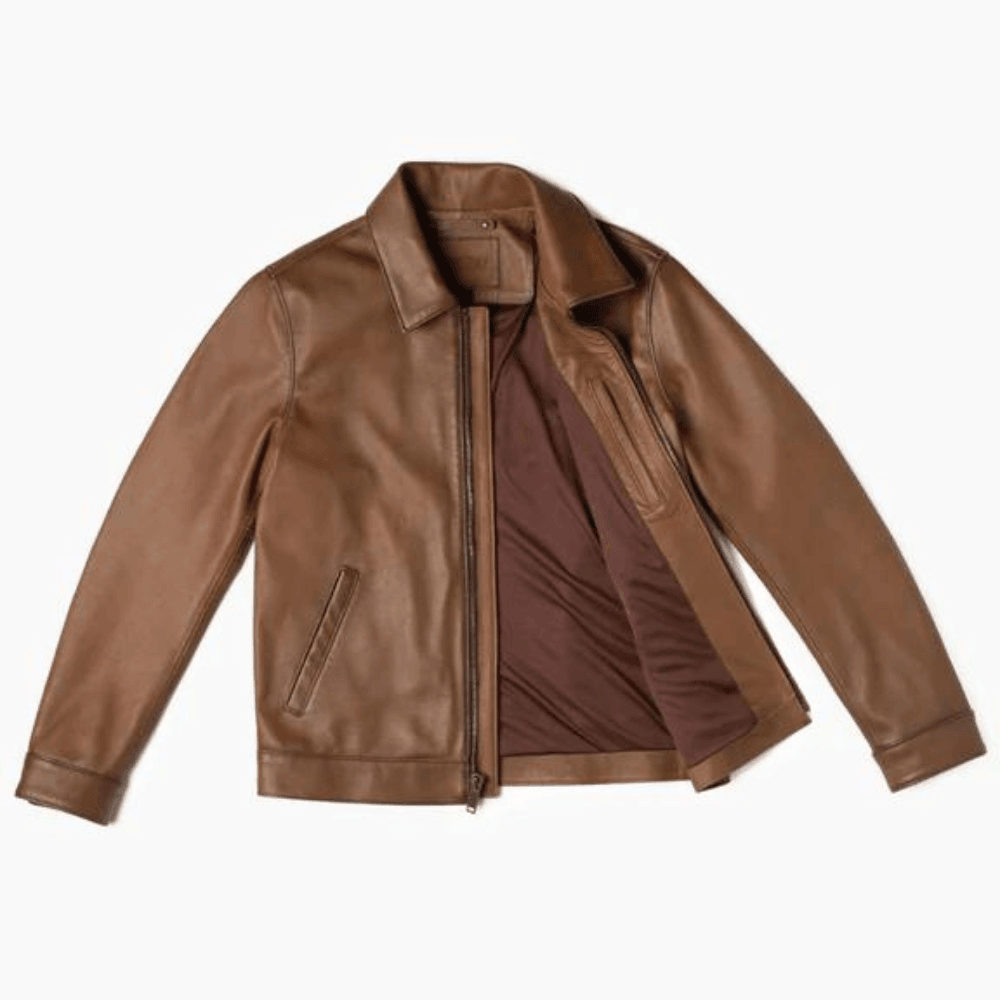 Men's Lamb Skin Motorcycle Leather Jacket - Bull Armour